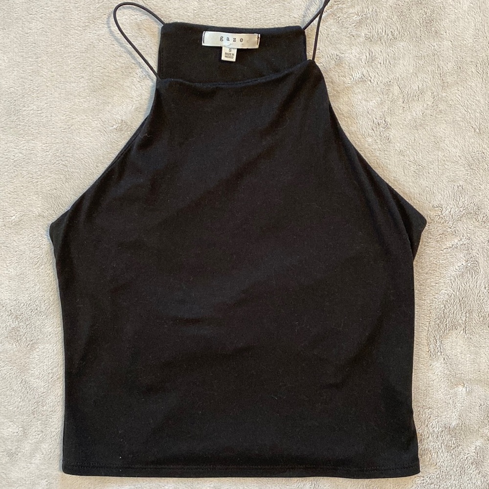 Black Halter Tank